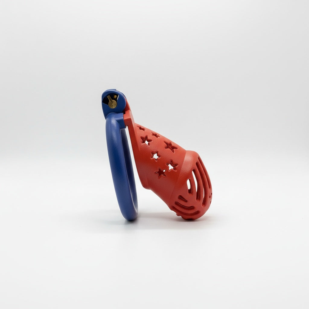 Make America Gay Again™ Chastity Cage | Pride-Inspired Novelty Restraint | BetaBodega